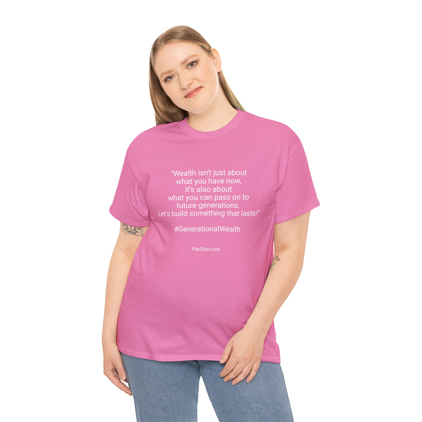 Unisex Generational Wealth Heavy Cotton Tee