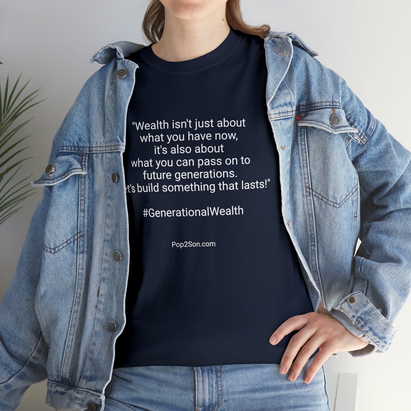 Unisex Generational Wealth Heavy Cotton Tee