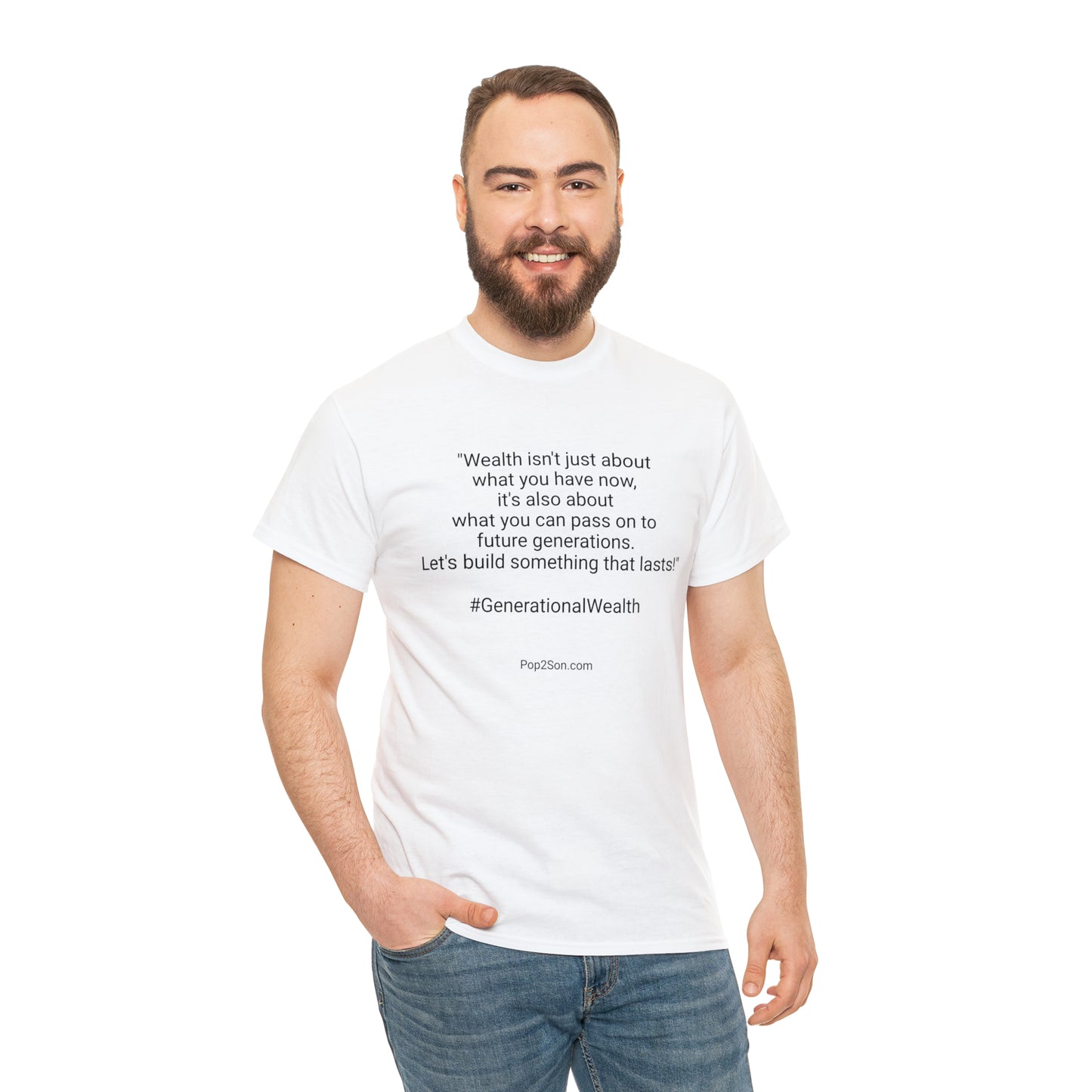 Unisex Generational Wealth Heavy Cotton Tee