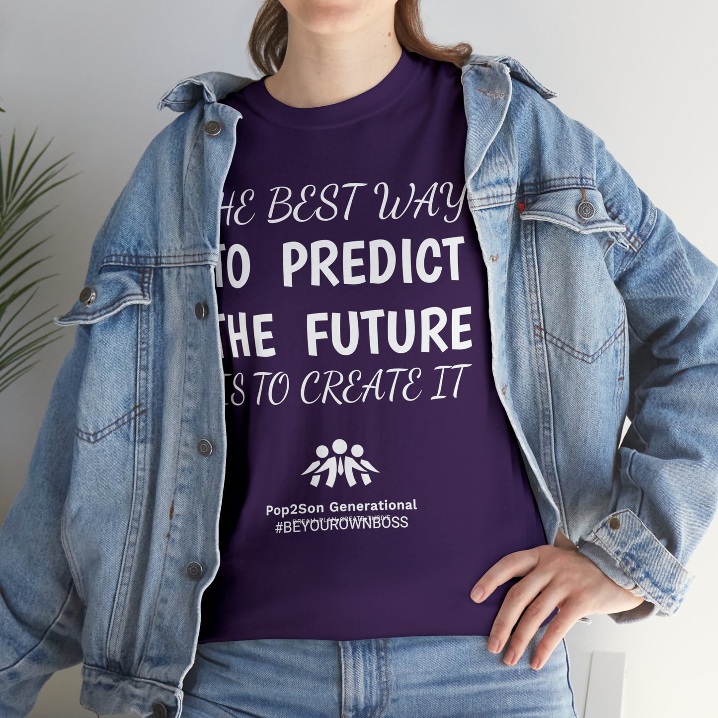 Unisex Predict the Future Heavy Cotton Tee