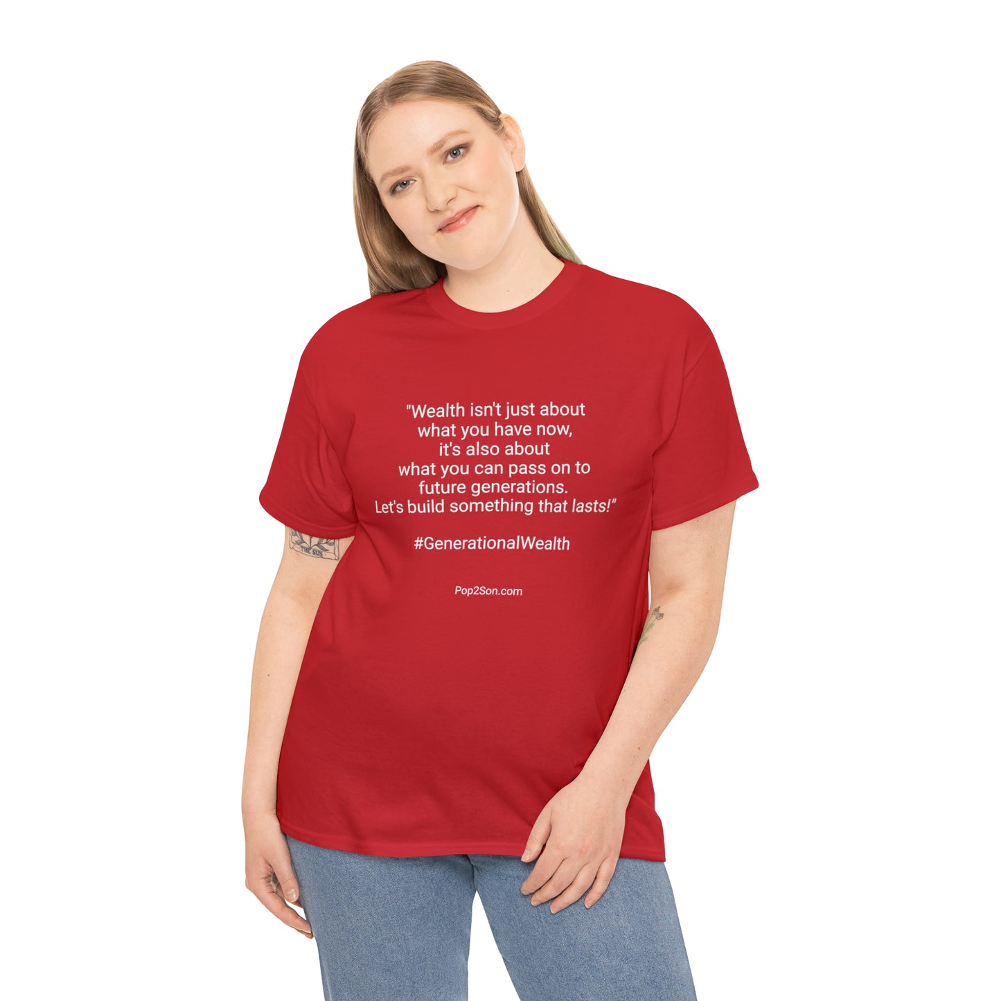 Unisex Generational Wealth Heavy Cotton Tee