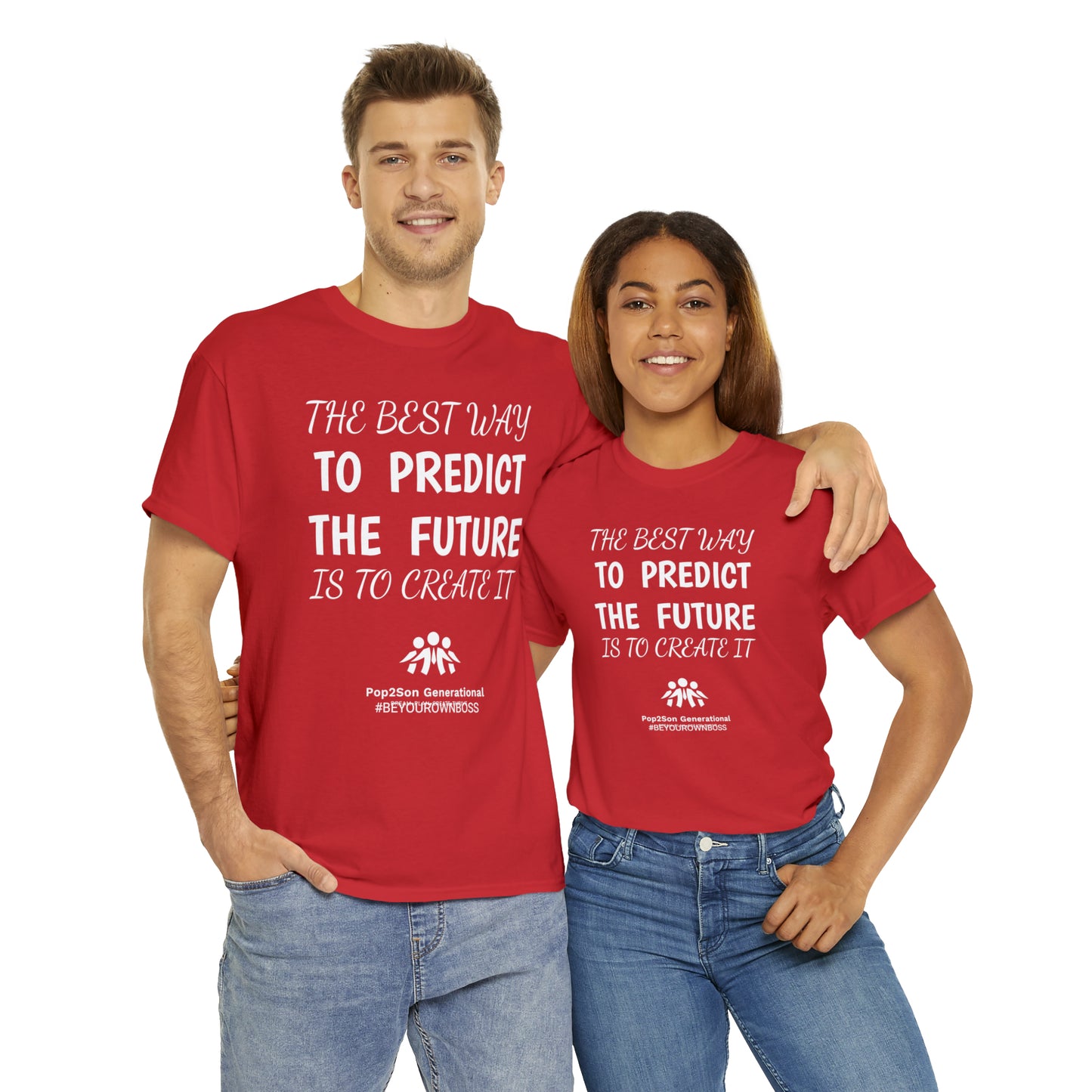 Unisex Predict the Future Heavy Cotton Tee