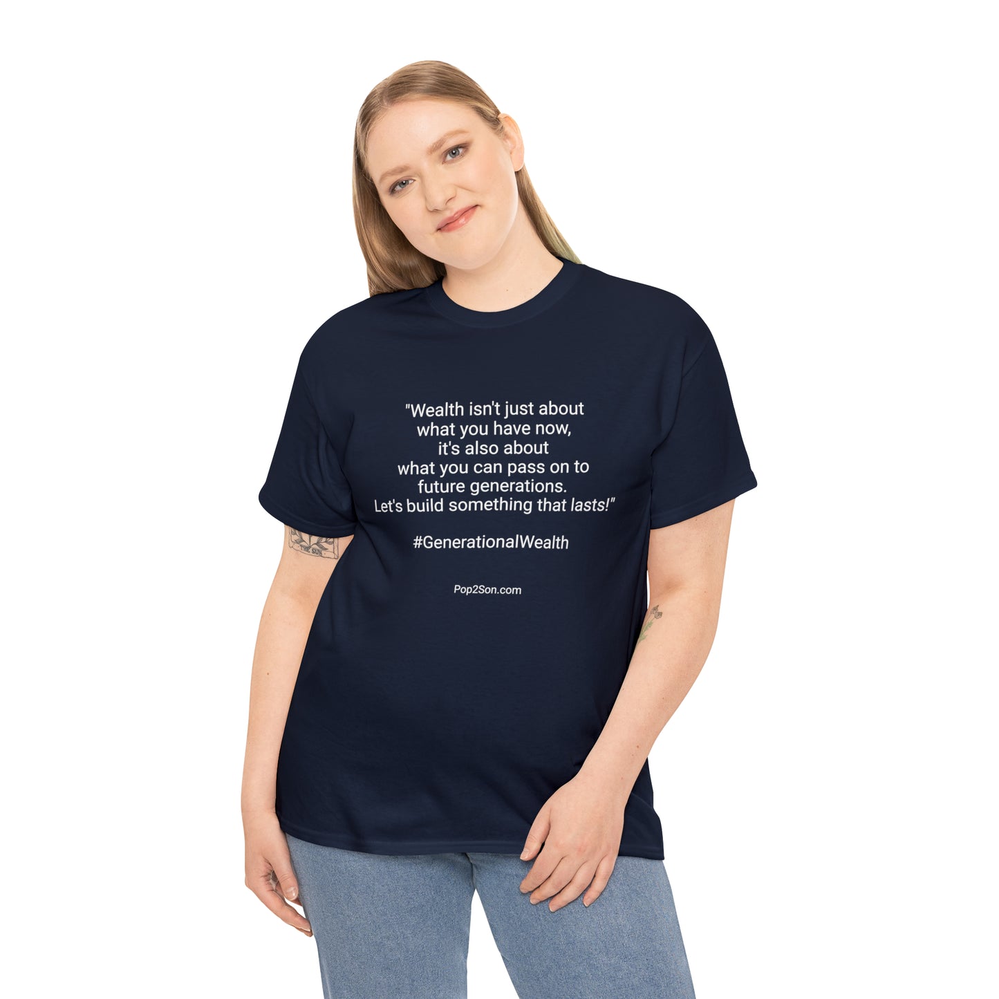 Unisex Generational Wealth Heavy Cotton Tee