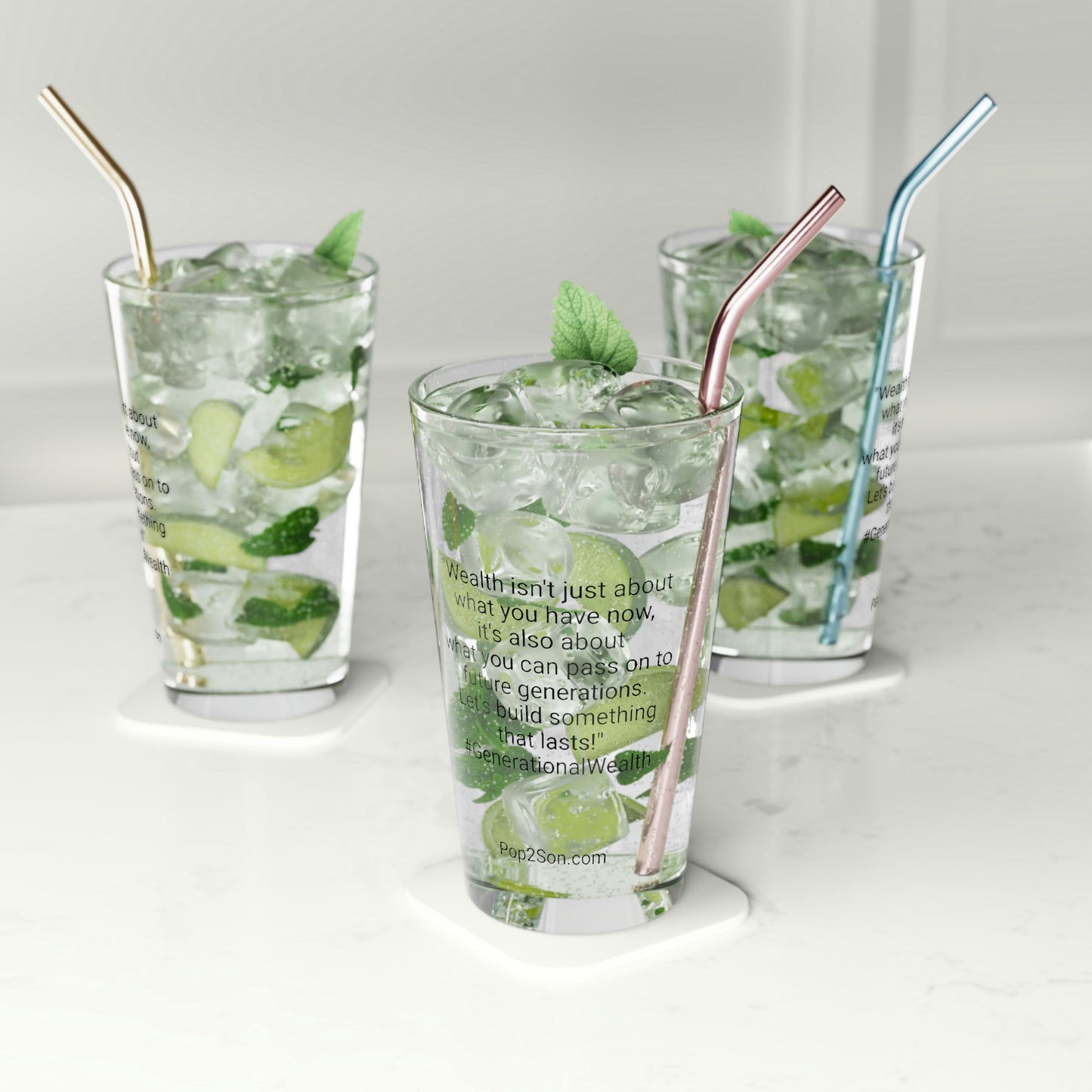 Generational Wealth Pint Glass, 16oz