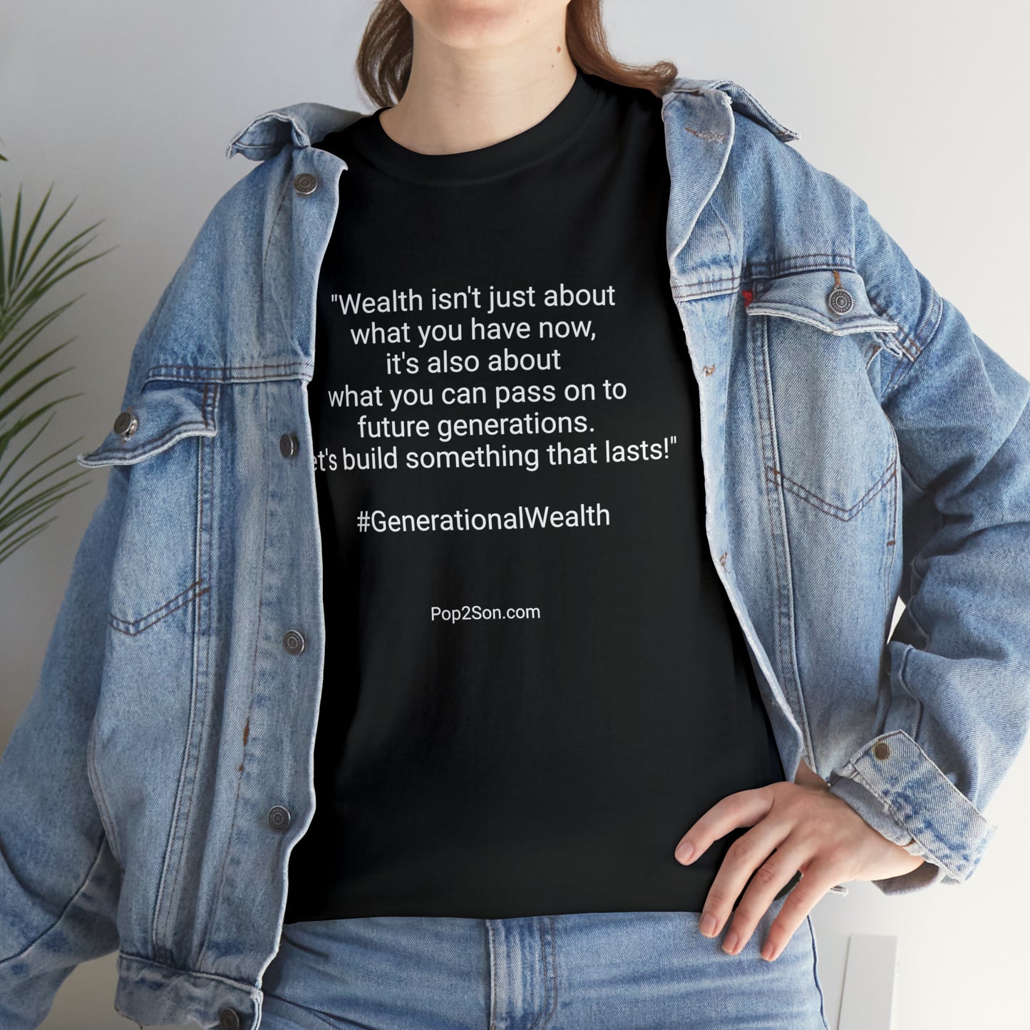 Unisex Generational Wealth Heavy Cotton Tee