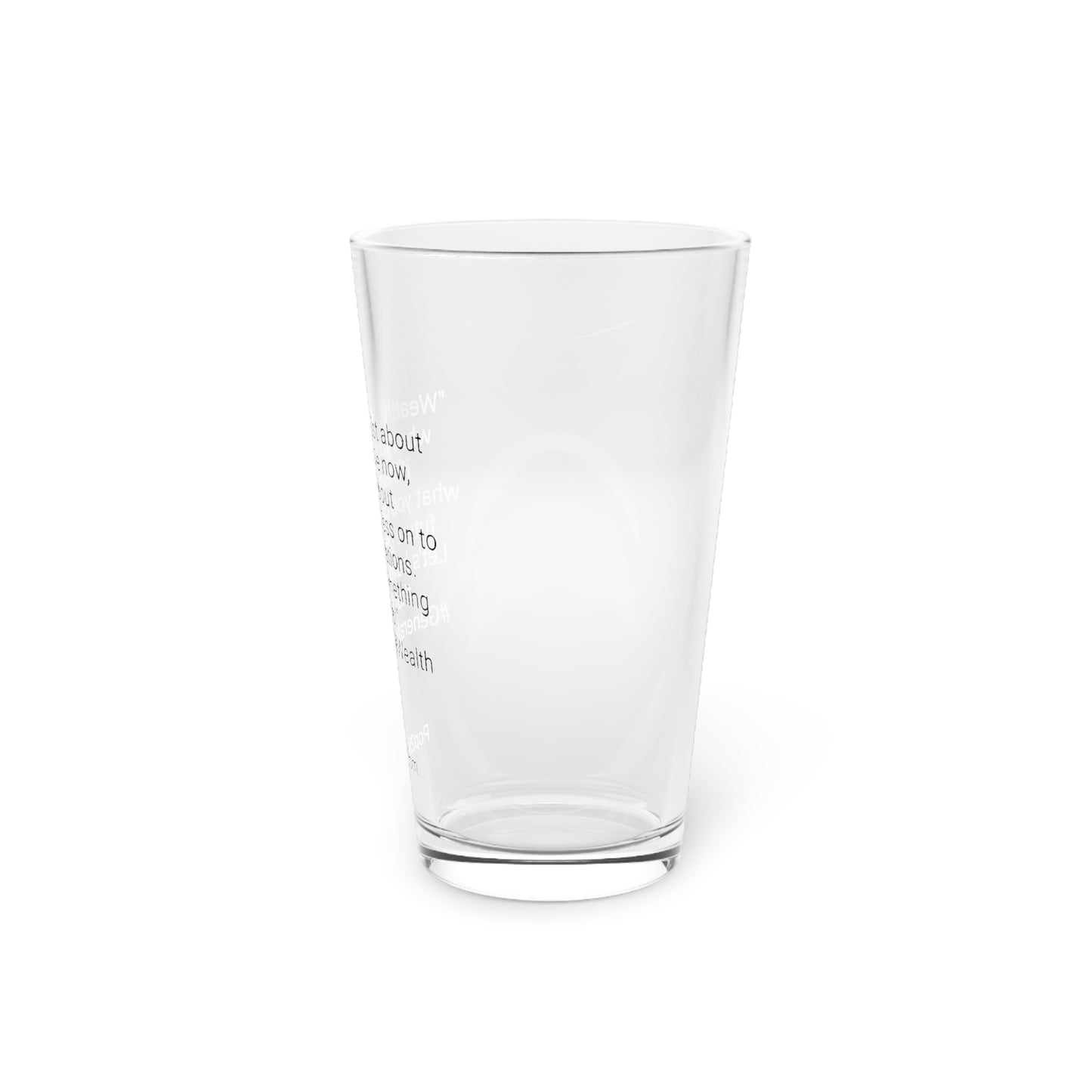 Generational Wealth Pint Glass, 16oz