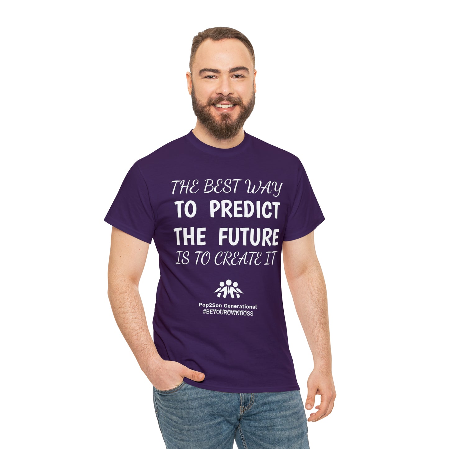 Unisex Predict the Future Heavy Cotton Tee