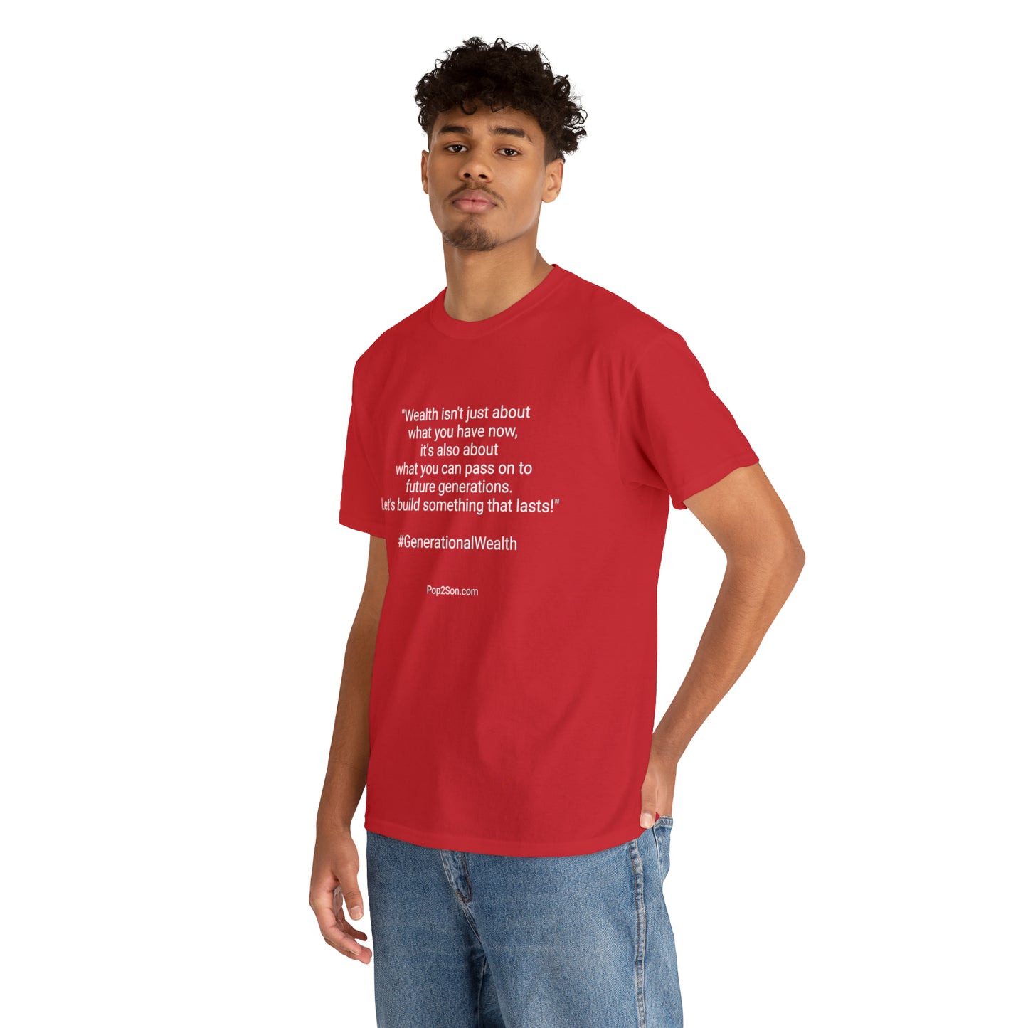 Unisex Generational Wealth Heavy Cotton Tee