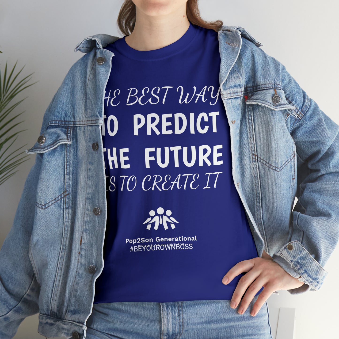 Unisex Predict the Future Heavy Cotton Tee