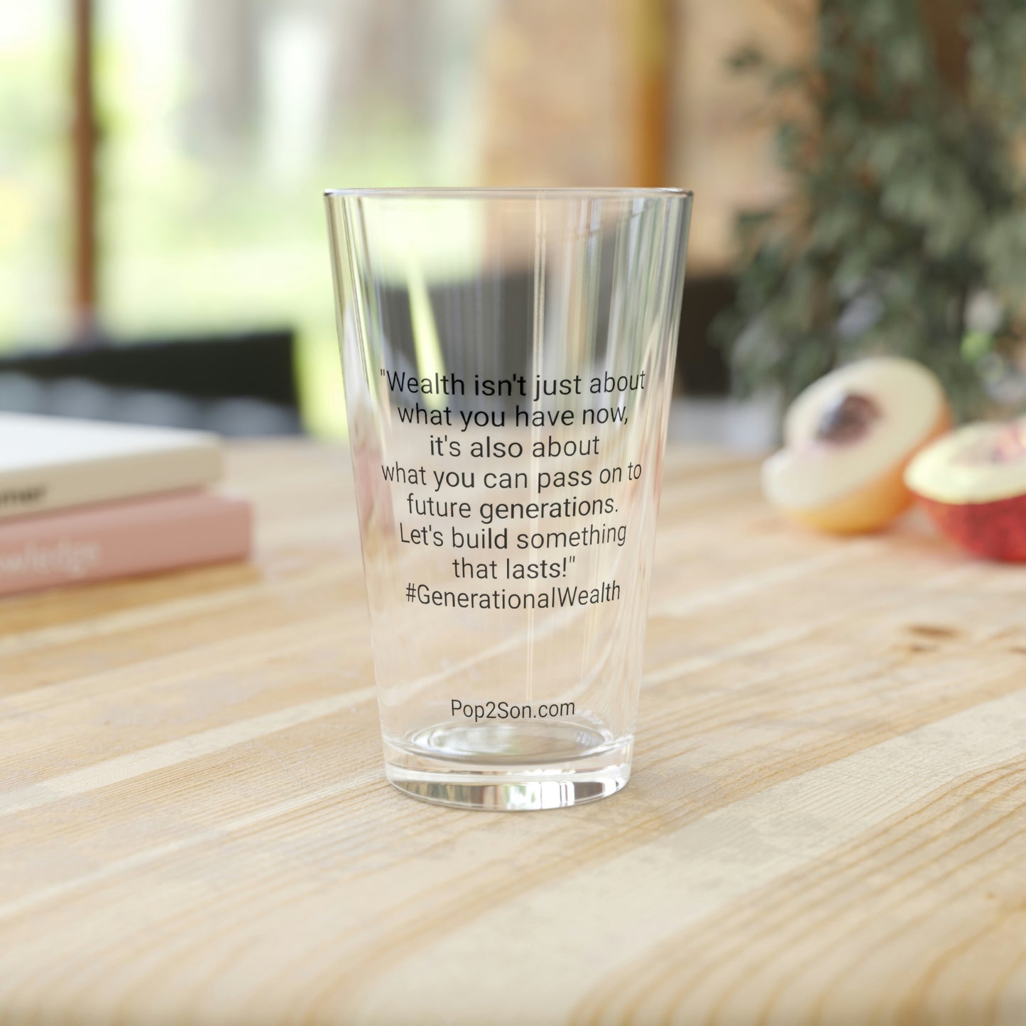 Generational Wealth Pint Glass, 16oz