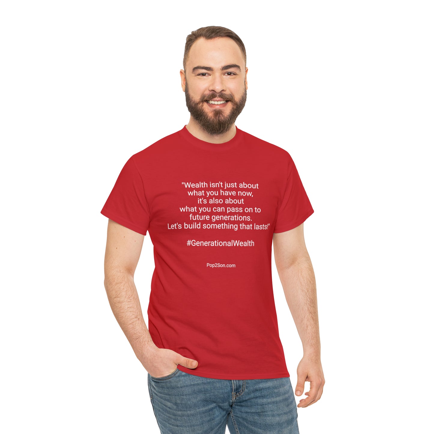 Unisex Generational Wealth Heavy Cotton Tee