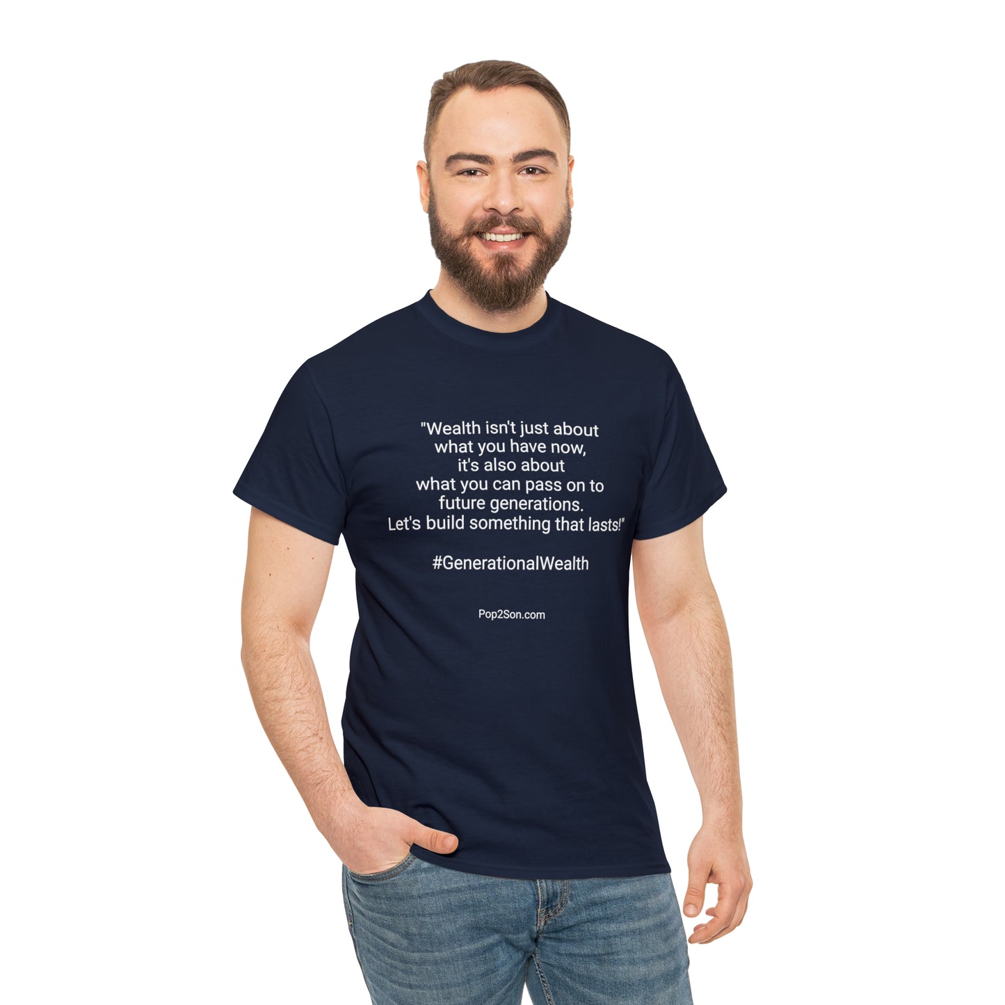 Unisex Generational Wealth Heavy Cotton Tee