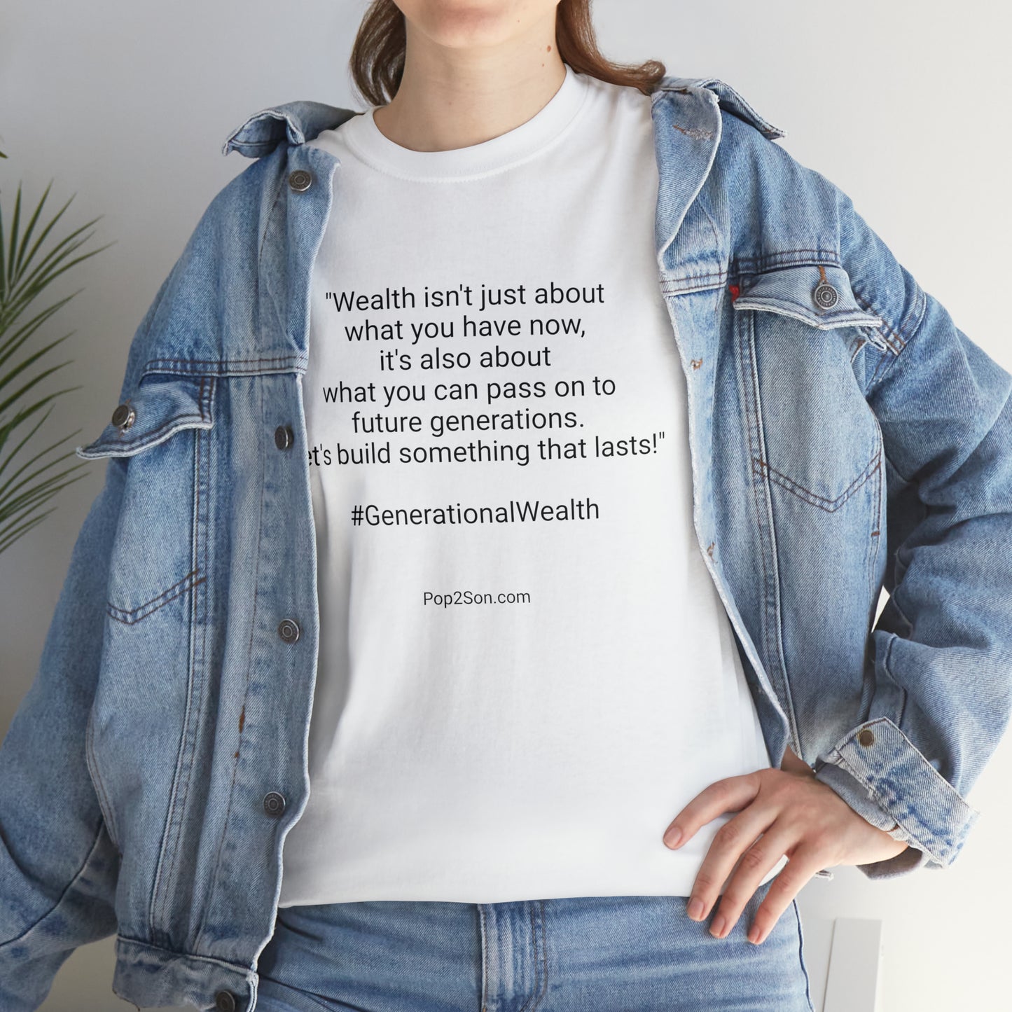 Unisex Generational Wealth Heavy Cotton Tee