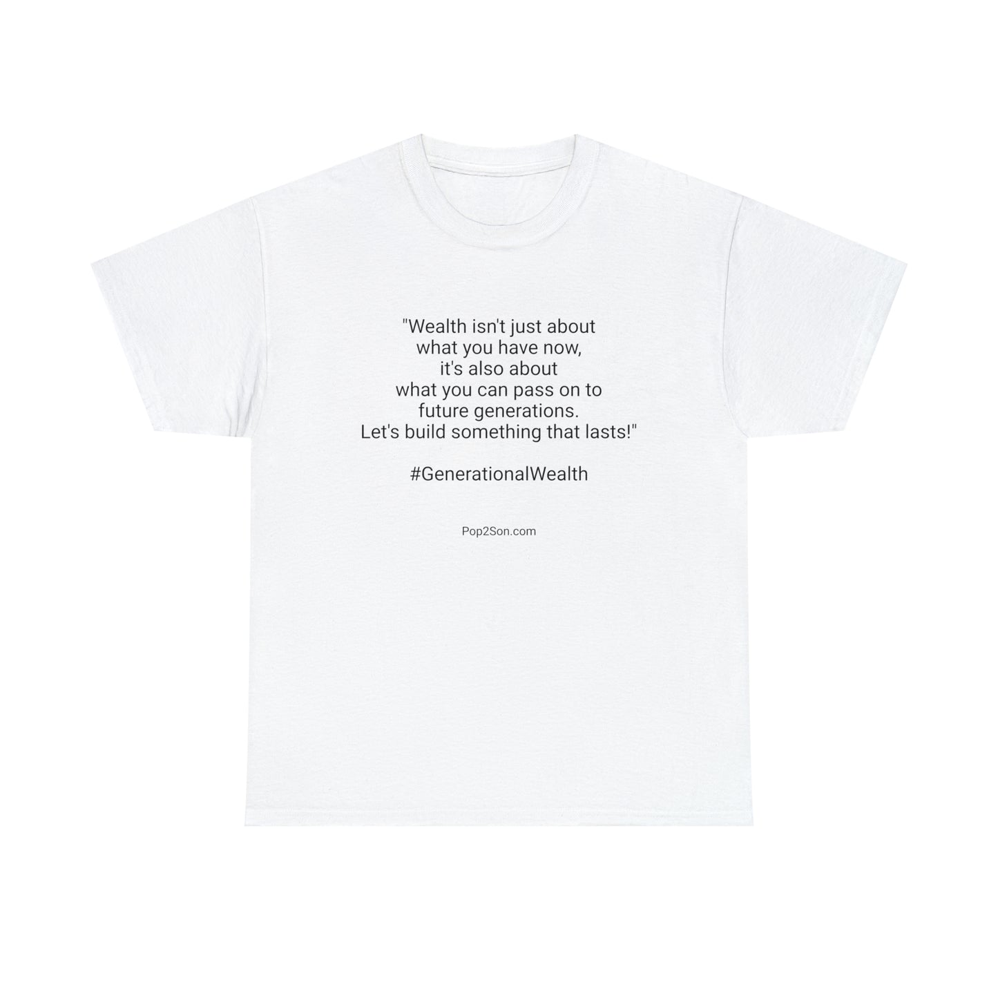 Unisex Generational Wealth Heavy Cotton Tee
