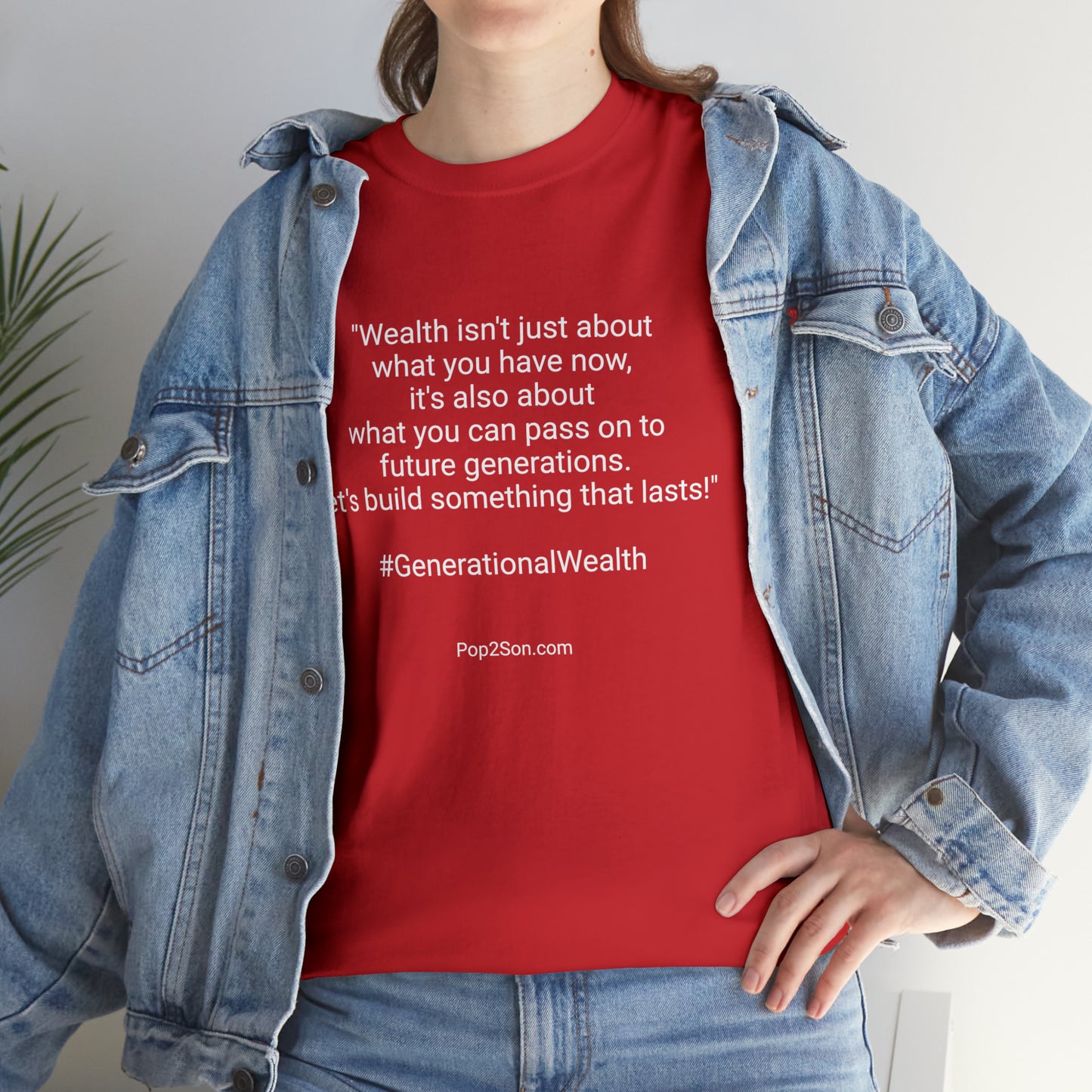 Unisex Generational Wealth Heavy Cotton Tee