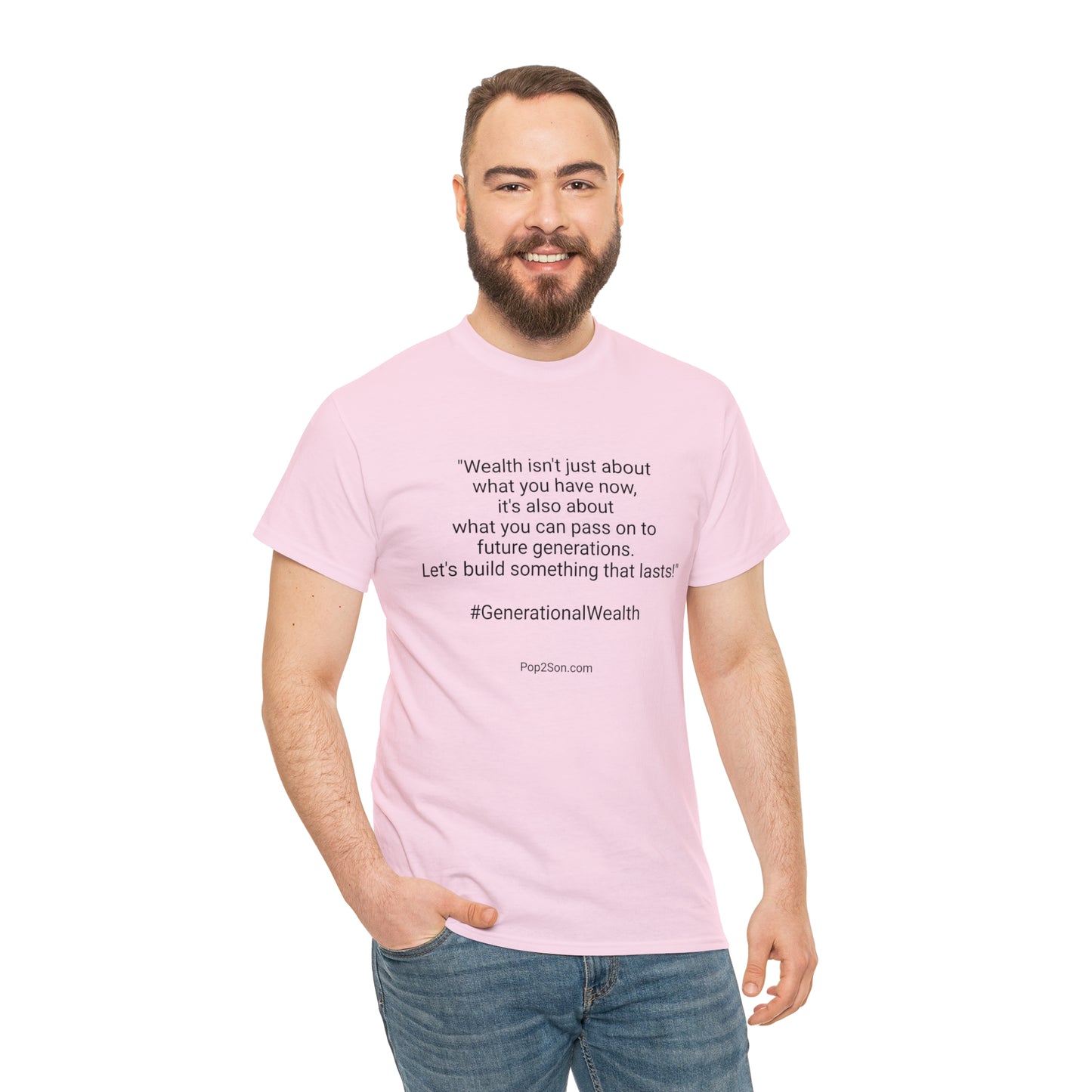 Unisex Generational Wealth Heavy Cotton Tee
