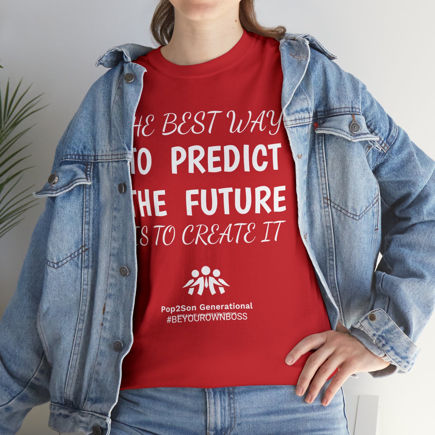 Unisex Predict the Future Heavy Cotton Tee