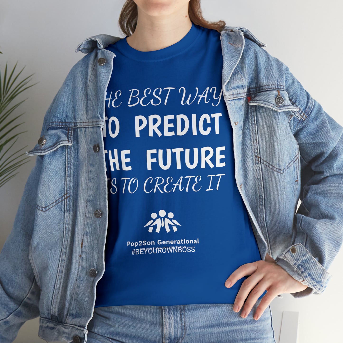Unisex Predict the Future Heavy Cotton Tee