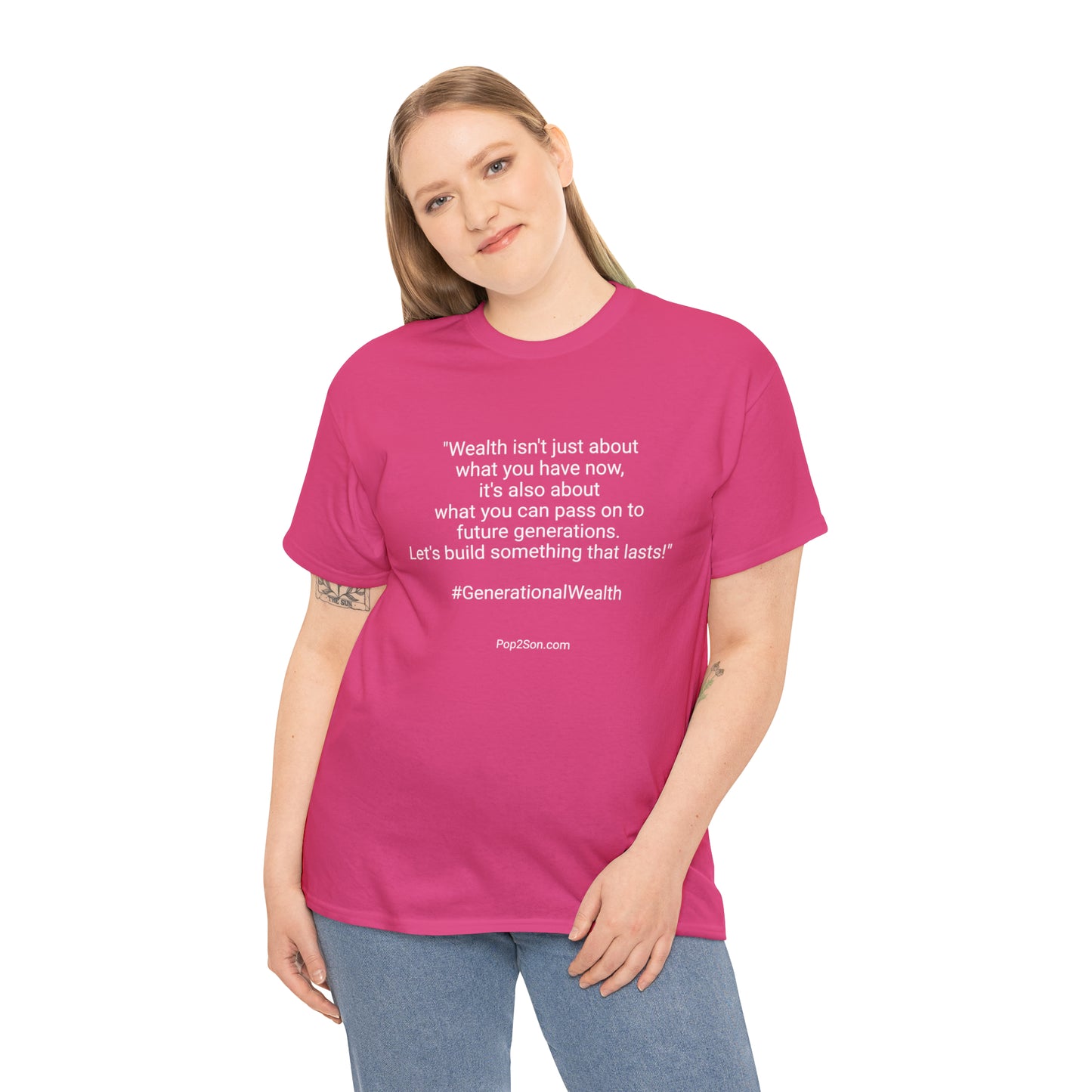 Unisex Generational Wealth Heavy Cotton Tee