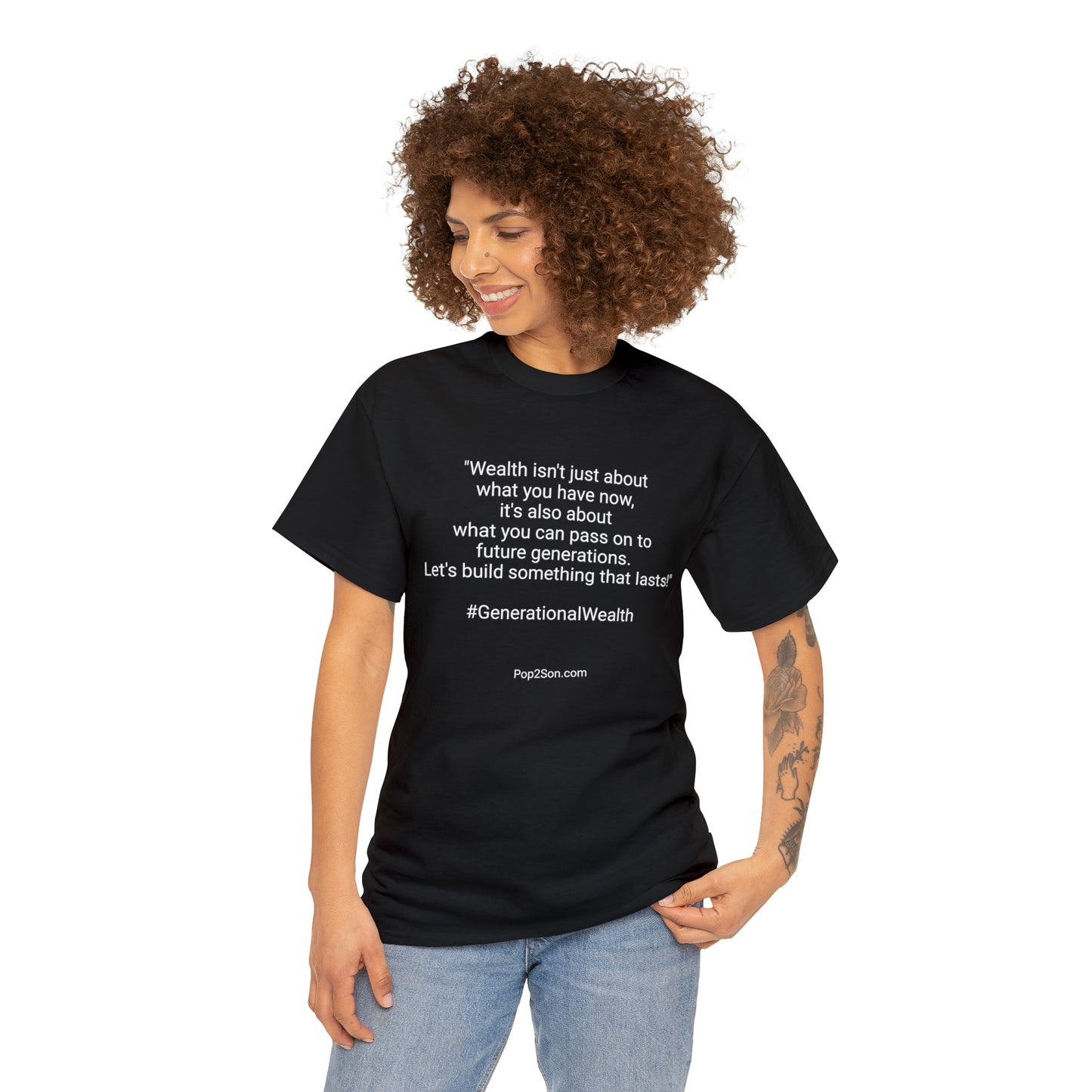Unisex Generational Wealth Heavy Cotton Tee