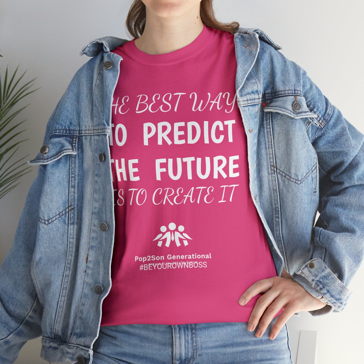 Unisex Predict the Future Heavy Cotton Tee