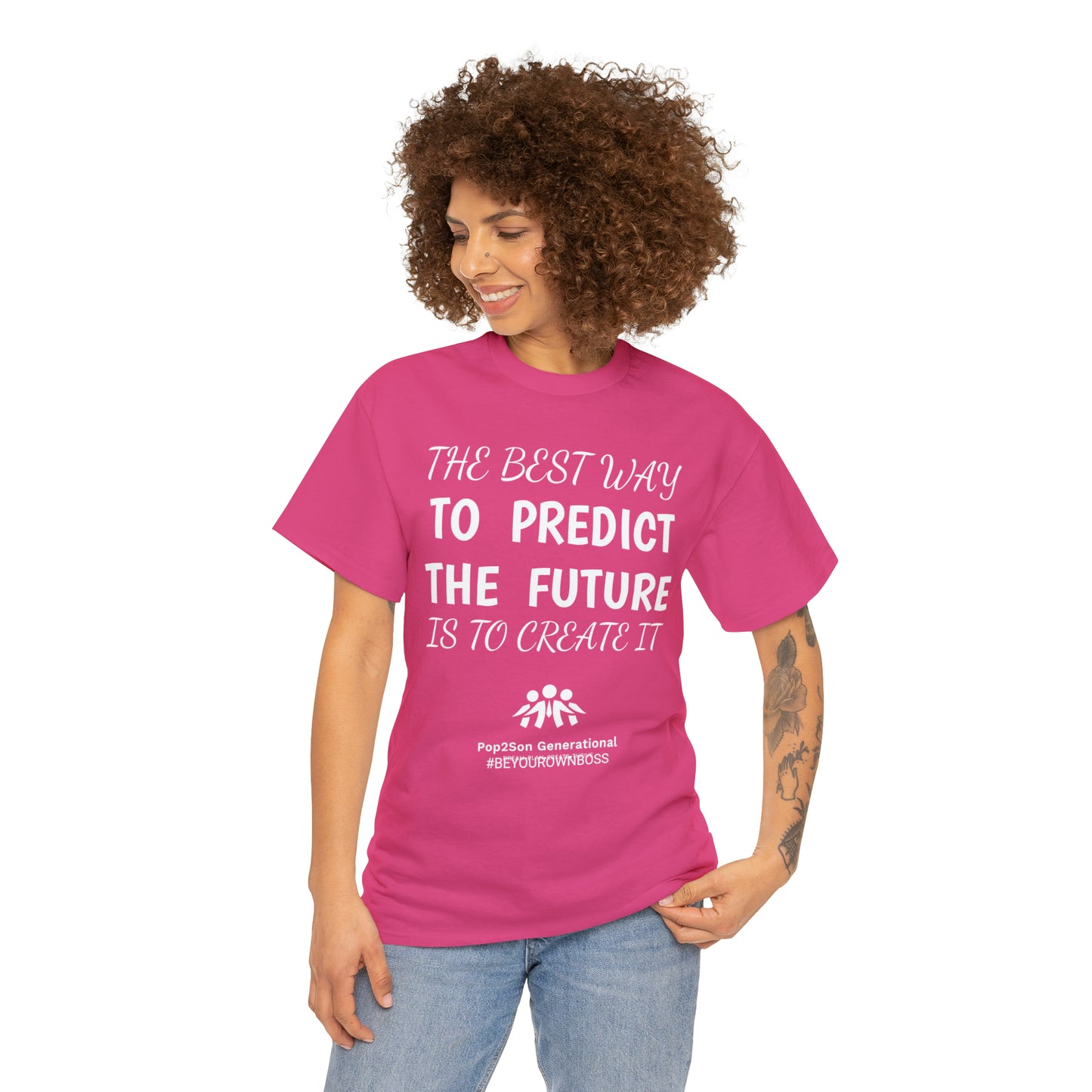 Unisex Predict the Future Heavy Cotton Tee