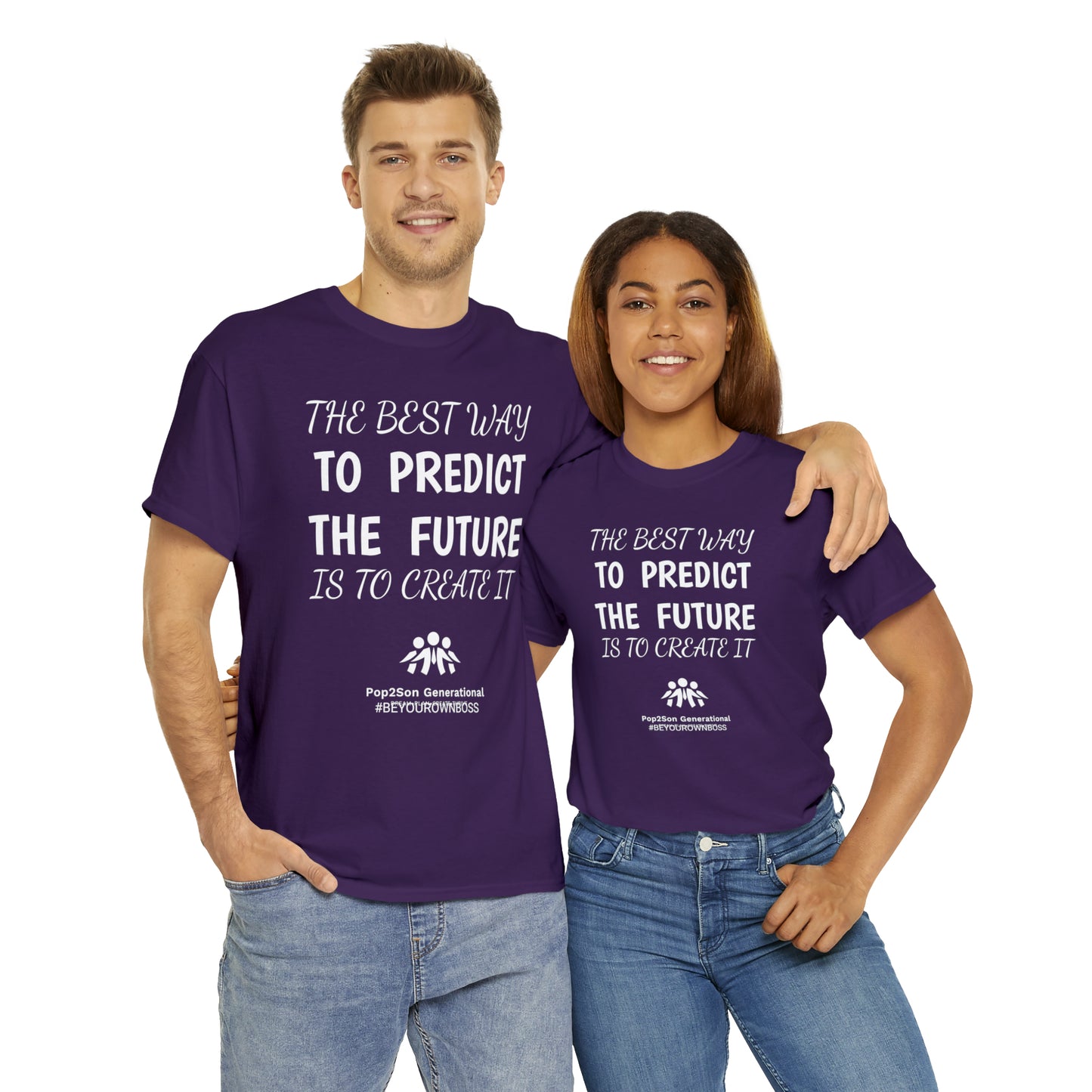 Unisex Predict the Future Heavy Cotton Tee