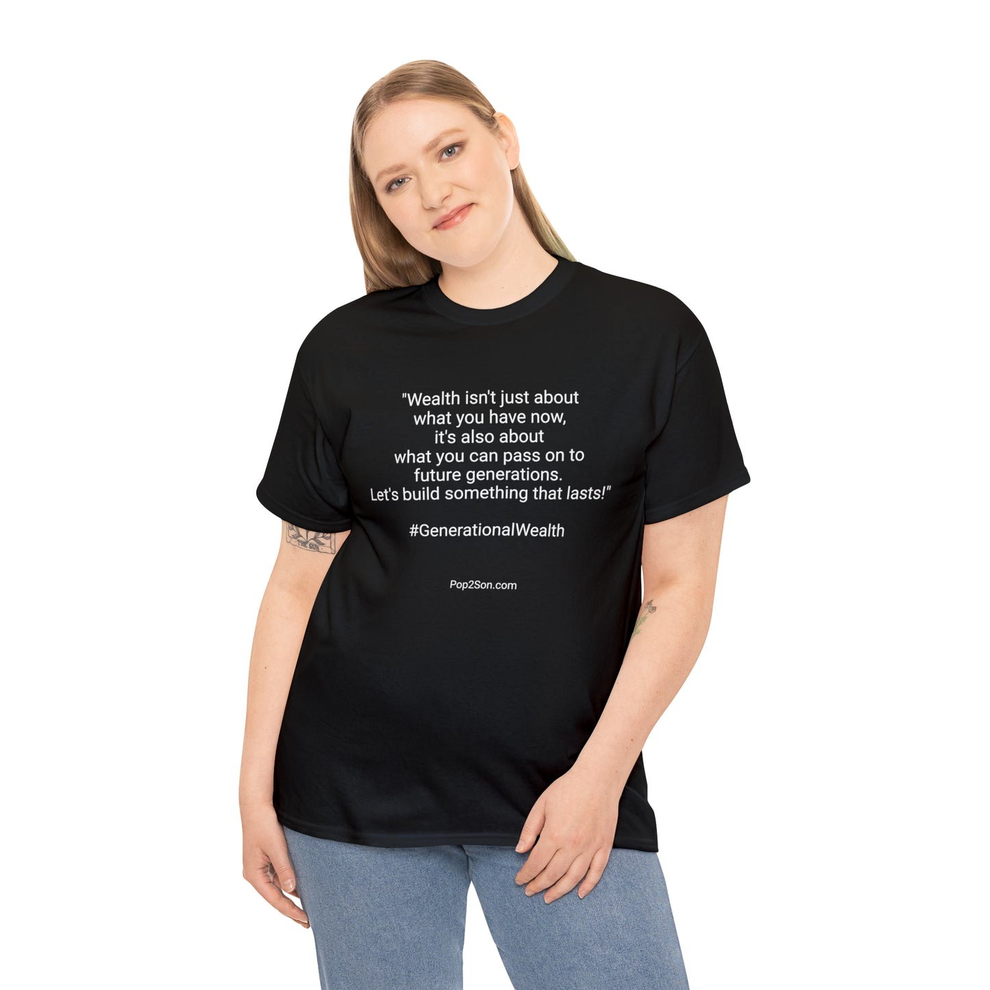 Unisex Generational Wealth Heavy Cotton Tee