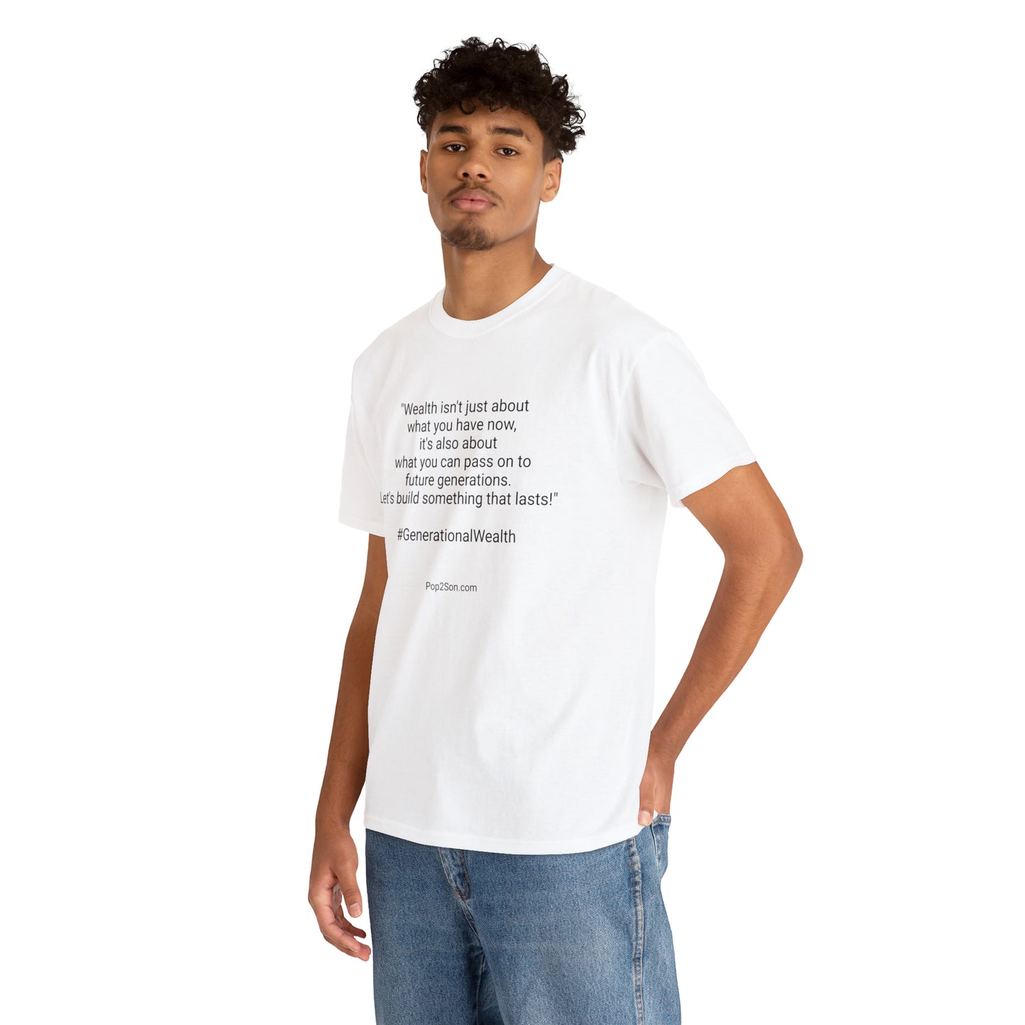 Unisex Generational Wealth Heavy Cotton Tee