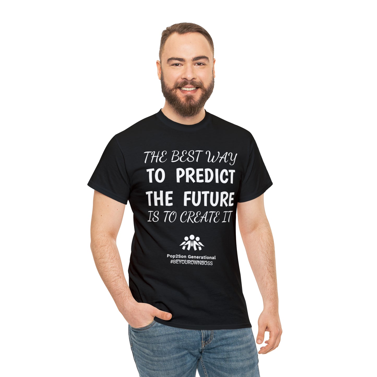 Unisex Predict the Future Heavy Cotton Tee