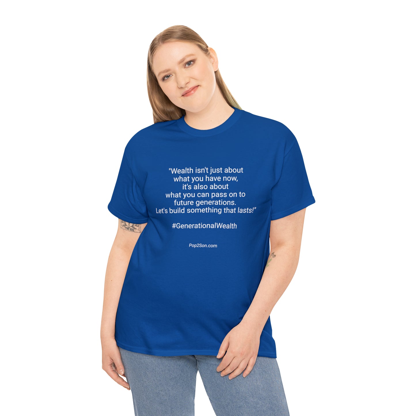 Unisex Generational Wealth Heavy Cotton Tee