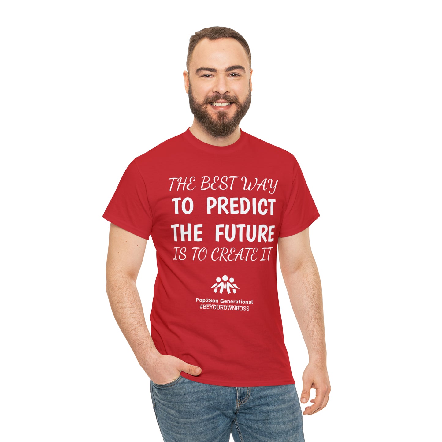 Unisex Predict the Future Heavy Cotton Tee