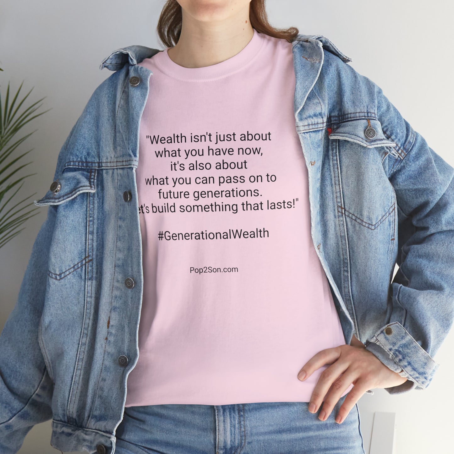 Unisex Generational Wealth Heavy Cotton Tee