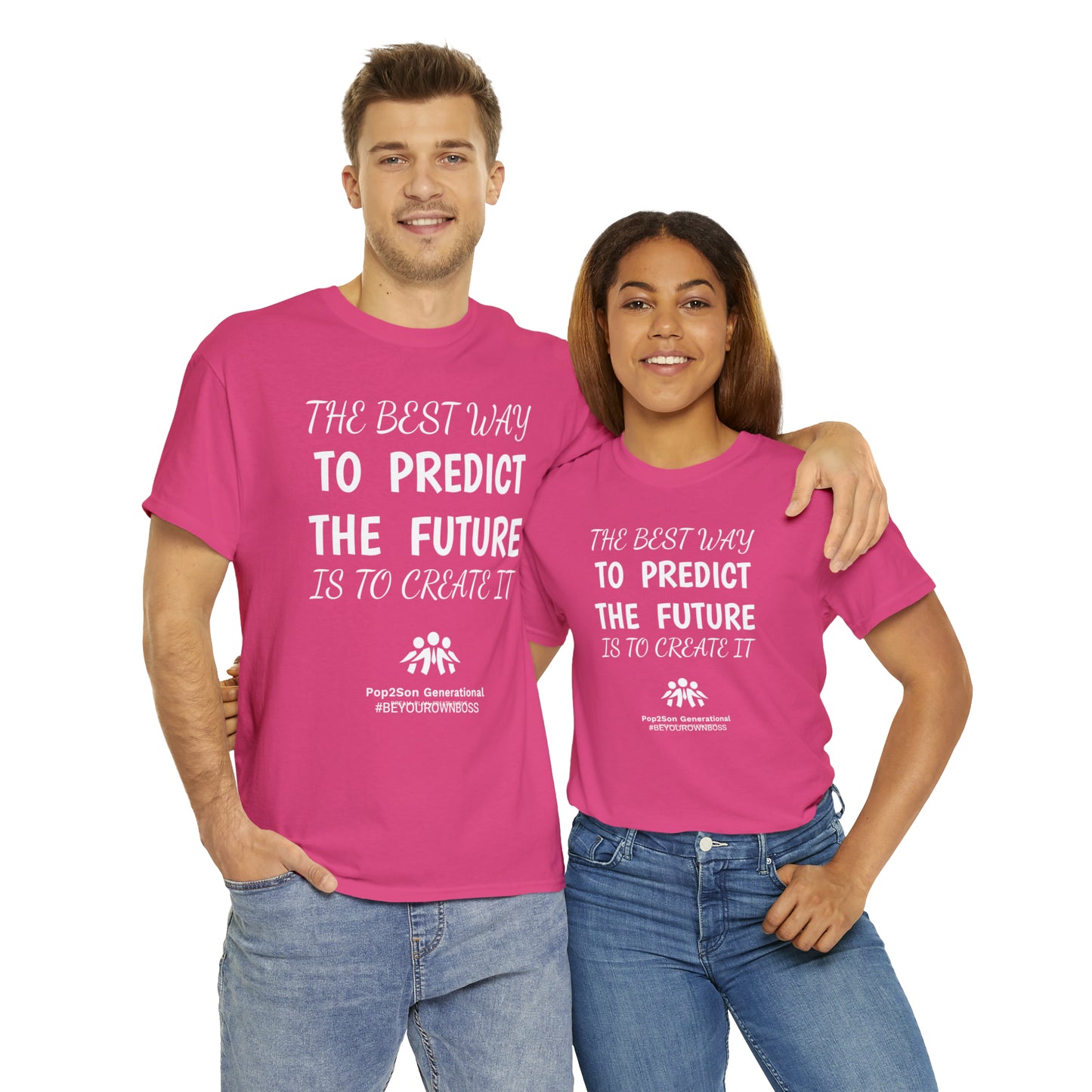 Unisex Predict the Future Heavy Cotton Tee
