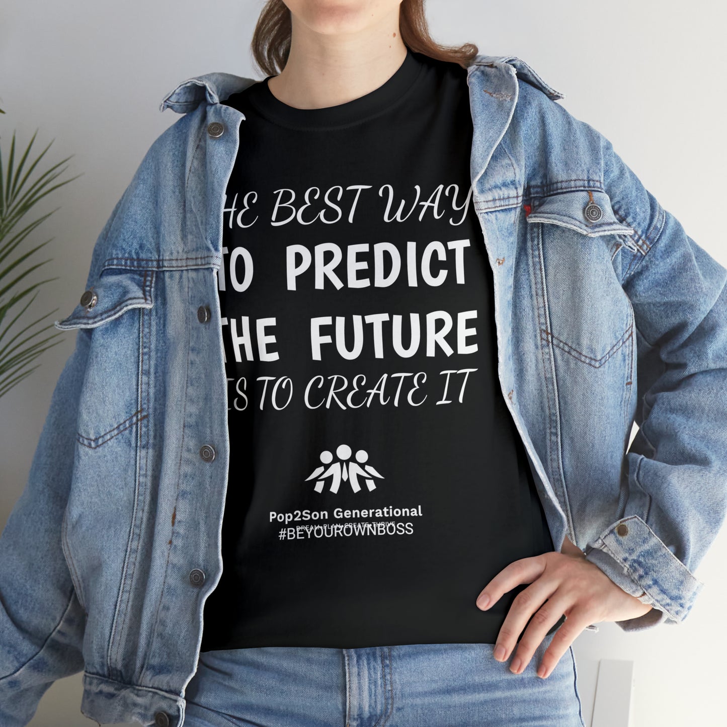 Unisex Predict the Future Heavy Cotton Tee