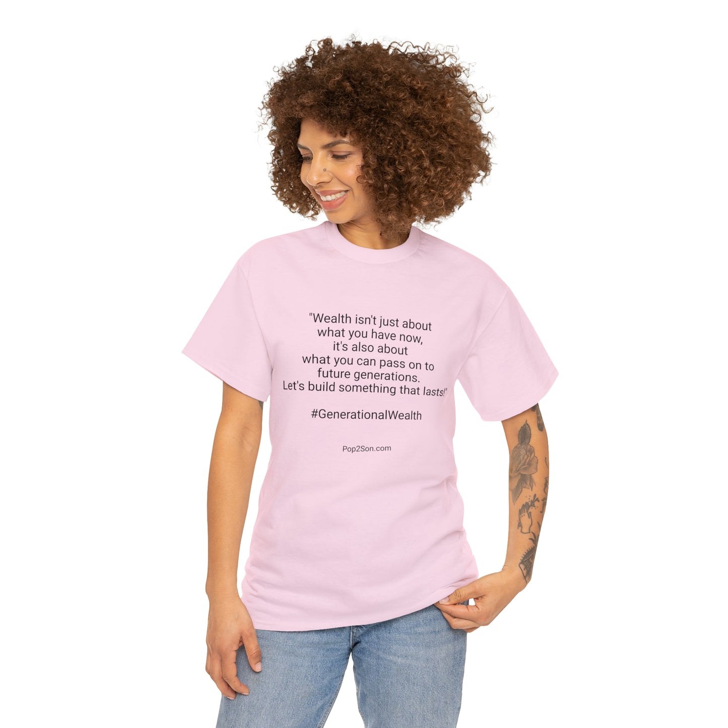 Unisex Generational Wealth Heavy Cotton Tee